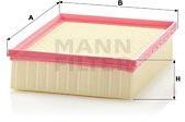 Mann-filter Filtru aer MANN-FILTER C 24 123/2 (C 24 123/2) - automobilus
