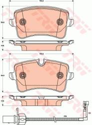 TRW set placute frana, frana disc TRW GDB1902 - automobilus