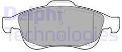 DELPHI set placute frana, frana disc DELPHI LP2101 (LP2101)