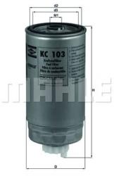 MAHLE filtru combustibil MAHLE KC 103 (KC 103) - automobilus