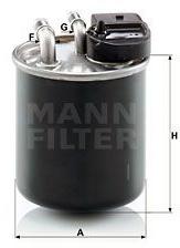 Mann-filter filtru combustibil MANN-FILTER WK 820/20 (WK 820/20) - automobilus
