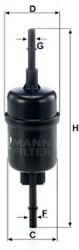 Mann-filter filtru combustibil MANN-FILTER WK 511/2 (WK 511/2) - automobilus