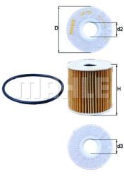 MAHLE Filtru ulei MAHLE OX 192D (OX 192D) - automobilus