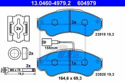 ATE set placute frana, frana disc ATE 13.0460-4979.2 (13.0460-4979.2)