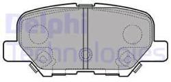 DELPHI set placute frana, frana disc DELPHI LP2501 (LP2501)