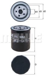 MAHLE Filtru ulei MAHLE OC 982 (OC 982) - automobilus
