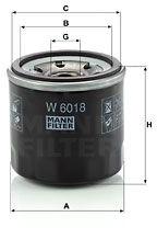 Mann-filter Filtru ulei MANN-FILTER W 6018 (W 6018) - automobilus