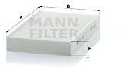 Mann-filter Filtru, aer habitaclu MANN-FILTER CU 1629 (CU 1629)