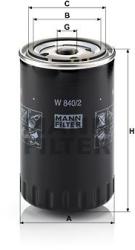 Mann-filter Filtru ulei MANN-FILTER W 840/2 (W 840/2) - automobilus