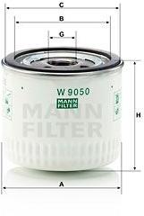 Mann-filter Filtru ulei MANN-FILTER W 9050 (W 9050) - automobilus