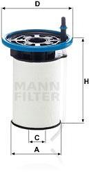 Mann-filter filtru combustibil MANN-FILTER PU 7005 - automobilus