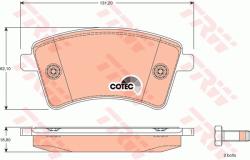 TRW set placute frana, frana disc TRW GDB1785 - automobilus