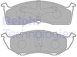 DELPHI set placute frana, frana disc DELPHI LP1531 (LP1531)