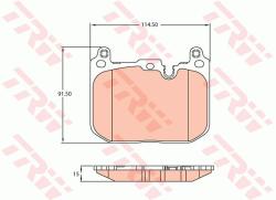 TRW set placute frana, frana disc TRW GDB2137 (GDB2137) - automobilus