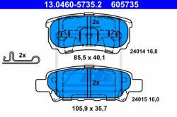 ATE set placute frana, frana disc ATE 13.0460-5735.2 (13.0460-5735.2)
