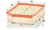 Mann-filter Filtru aer MANN-FILTER C 33 194 (C 33 194) - automobilus