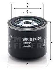 Mann-filter filtru combustibil MANN-FILTER WK 811/86 - automobilus