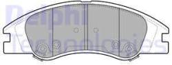 DELPHI set placute frana, frana disc DELPHI LP1932 (LP1932)
