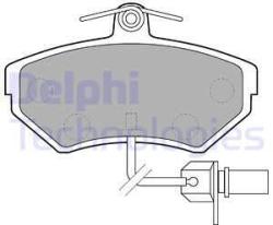 DELPHI set placute frana, frana disc DELPHI LP1631 (LP1631)