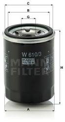 Mann-filter Filtru ulei MANN-FILTER W 610/3 (W 610/3) - automobilus