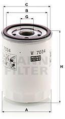 Mann-filter Filtru ulei MANN-FILTER W 7034 (W 7034) - automobilus
