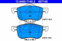 ATE set placute frana, frana disc ATE 13.0460-7145.2 (13.0460-7145.2)