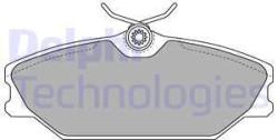 DELPHI set placute frana, frana disc DELPHI LP1744 (LP1744)