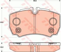 TRW set placute frana, frana disc TRW GDB1901 - automobilus