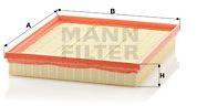 Mann-filter Filtru aer MANN-FILTER C 26 110/2 (C 26 110/2) - automobilus