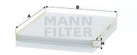 Mann-filter Filtru, aer habitaclu MANN-FILTER CU 2336 (CU 2336)