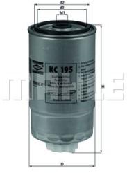 MAHLE filtru combustibil MAHLE KC 195 (KC 195) - automobilus