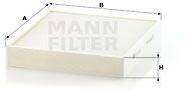 Mann-filter Filtru, aer habitaclu MANN-FILTER CU 26 010 (CU 26 010)