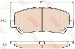 TRW set placute frana, frana disc TRW GDB3562 - automobilus