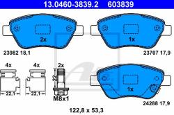 ATE set placute frana, frana disc ATE 13.0460-3839.2 (13.0460-3839.2)
