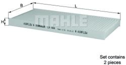 MAHLE Filtru, aer habitaclu MAHLE LA 444/S (LA 444/S)