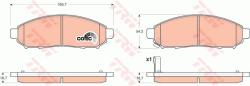 TRW set placute frana, frana disc TRW COTEC GDB3404 (GDB3404)