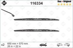 SWF Set 2 lamele stergator SWF 116334 (116334)