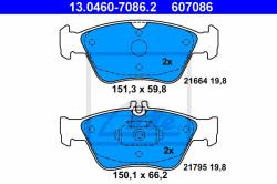 ATE set placute frana, frana disc ATE 13.0460-7086.2 (13.0460-7086.2)