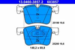 ATE set placute frana, frana disc ATE 13.0460-3857.2 (13.0460-3857.2)