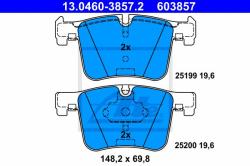 ATE set placute frana, frana disc ATE 13.0460-3857.2 - automobilus