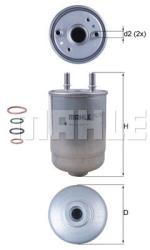 MAHLE filtru combustibil MAHLE KL 752/5D (KL 752/5D) - automobilus