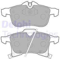 DELPHI set placute frana, frana disc DELPHI LP1861 (LP1861)