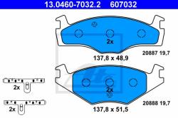 ATE set placute frana, frana disc ATE 13.0460-7032.2 (13.0460-7032.2)