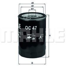 MAHLE Filtru ulei MAHLE OC 47 (OC 47) - automobilus