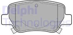 DELPHI set placute frana, frana disc DELPHI LP2206 (LP2206)