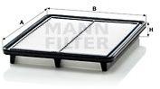 Mann-filter Filtru aer MANN-FILTER C 3033 (C 3033) - automobilus