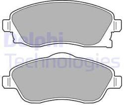 DELPHI set placute frana, frana disc DELPHI LP1676 (LP1676)