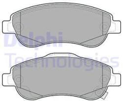 DELPHI set placute frana, frana disc DELPHI LP2093 (LP2093)