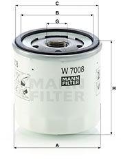 Mann-filter Filtru ulei MANN-FILTER W 7008 - automobilus