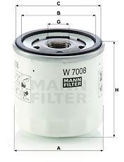 Mann-filter Filtru ulei MANN-FILTER W 7008 (W 7008) - automobilus